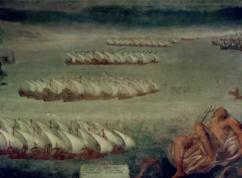 Die Schlacht von Lepanto, 7. Oktober 1571